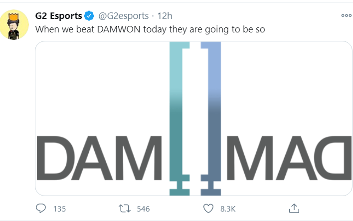 Chưa đánh đã "quẩy", G2 Esports nhận trận thua muối mặt trước DAMWON Gaming tại CKTG 2020