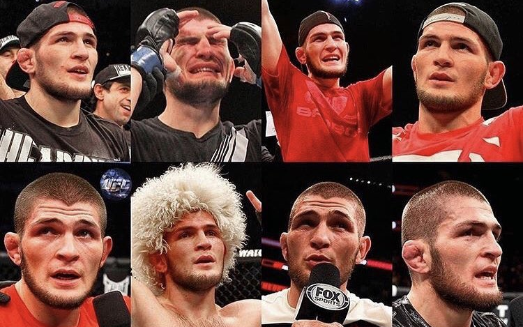 Bức hình tổng hợp diện mạo của Khabib sau 12 trận đấu gần nhất tại UFC gây chú ý: Vẫn như bình thường, không một vết xước