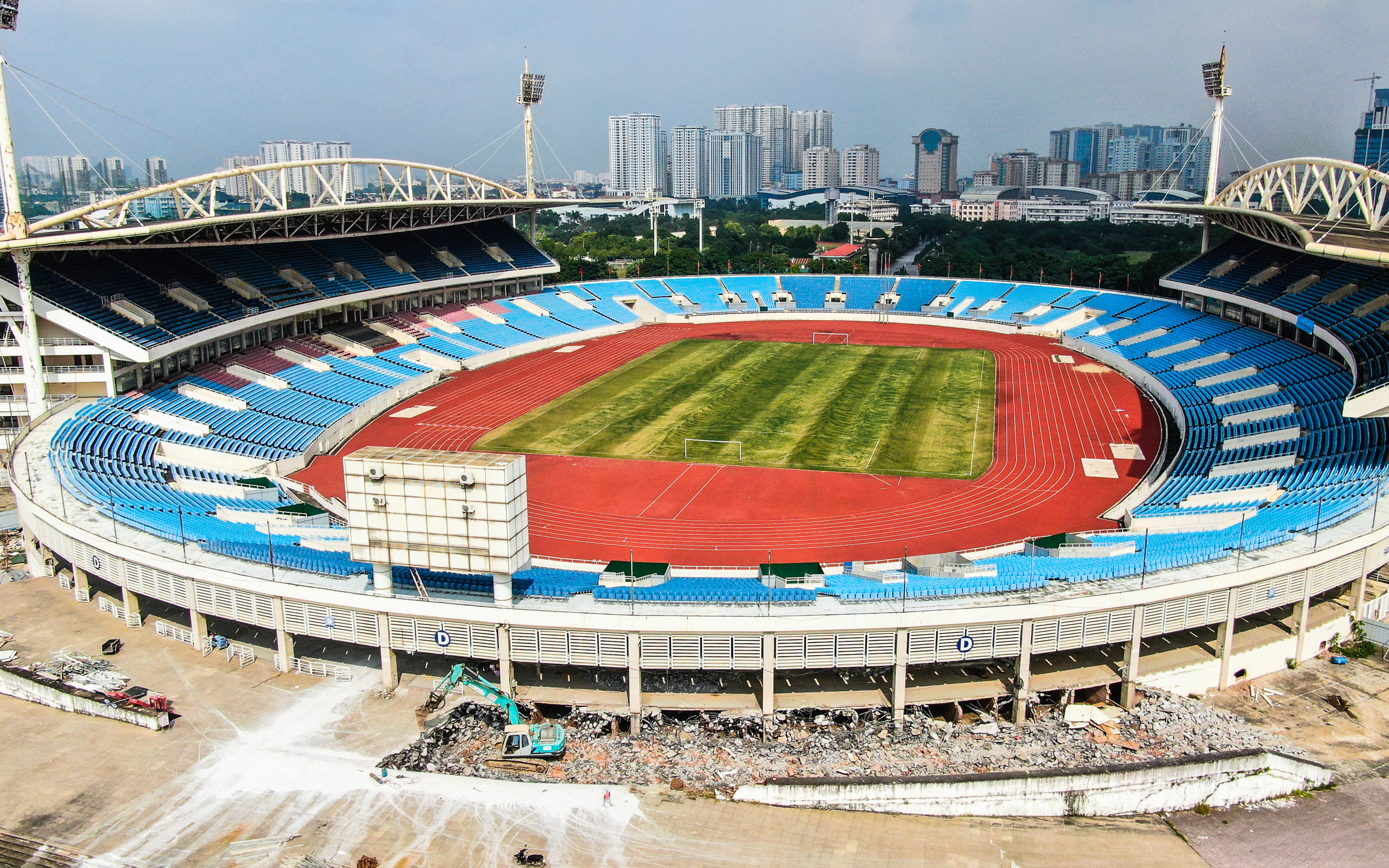 Sân Mỹ Đình sẽ được "khoác áo mới" chuẩn bị cho SEA Games 31 