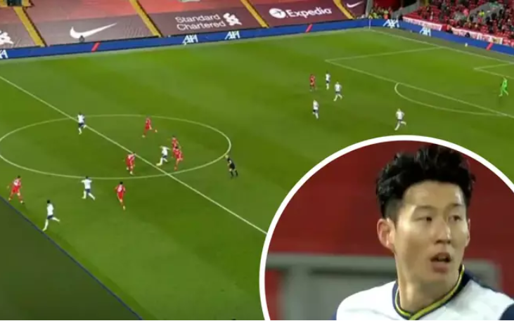 Pha check VAR "đi vào lòng đất" giúp Son Heung-min chọc thủng lưới Liverpool ở thế việt vị mười mươi?