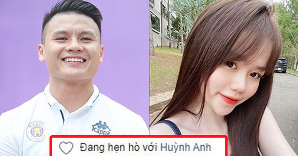 Quang Hải đặt trạng thái hẹn hò Huỳnh Anh trên Facebook cá nhân