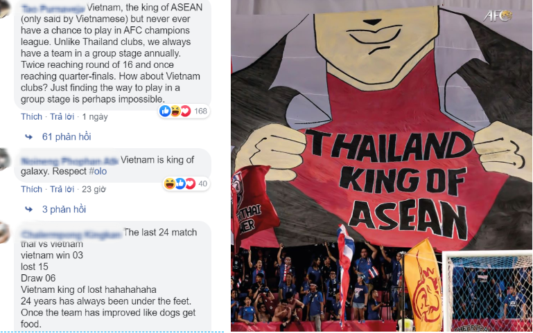 Tranh cãi nảy lửa khi AFC đăng ảnh "Thái Lan là ông vua Đông Nam Á": Fan Việt phản bác mạnh mẽ, nhưng lý luận của đối phương lại chỉ ra sự thật đắng lòng