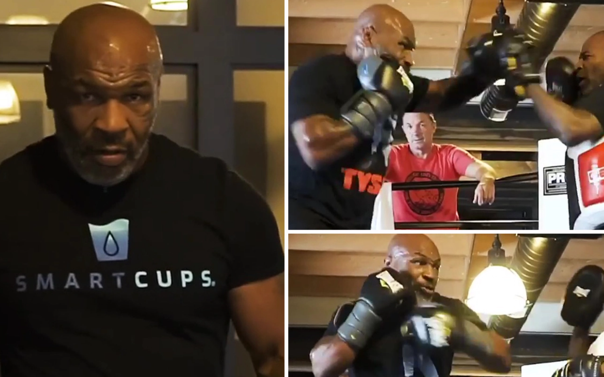 Huyền thoại Mike Tyson thể hiện sức mạnh và tốc độ khó tin trong đoạn video tập luyện mới nhất