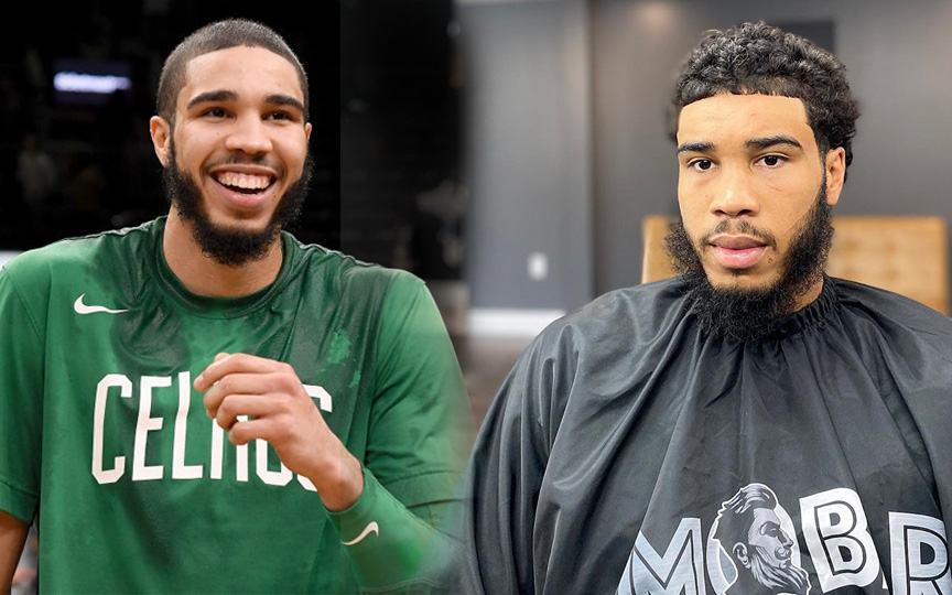 Trình làng kiểu tóc mới, Jayson Tatum bị fan "troll" không thương tiếc: "Nhìn vào đôi mắt chỉ thấy toàn niềm đau"