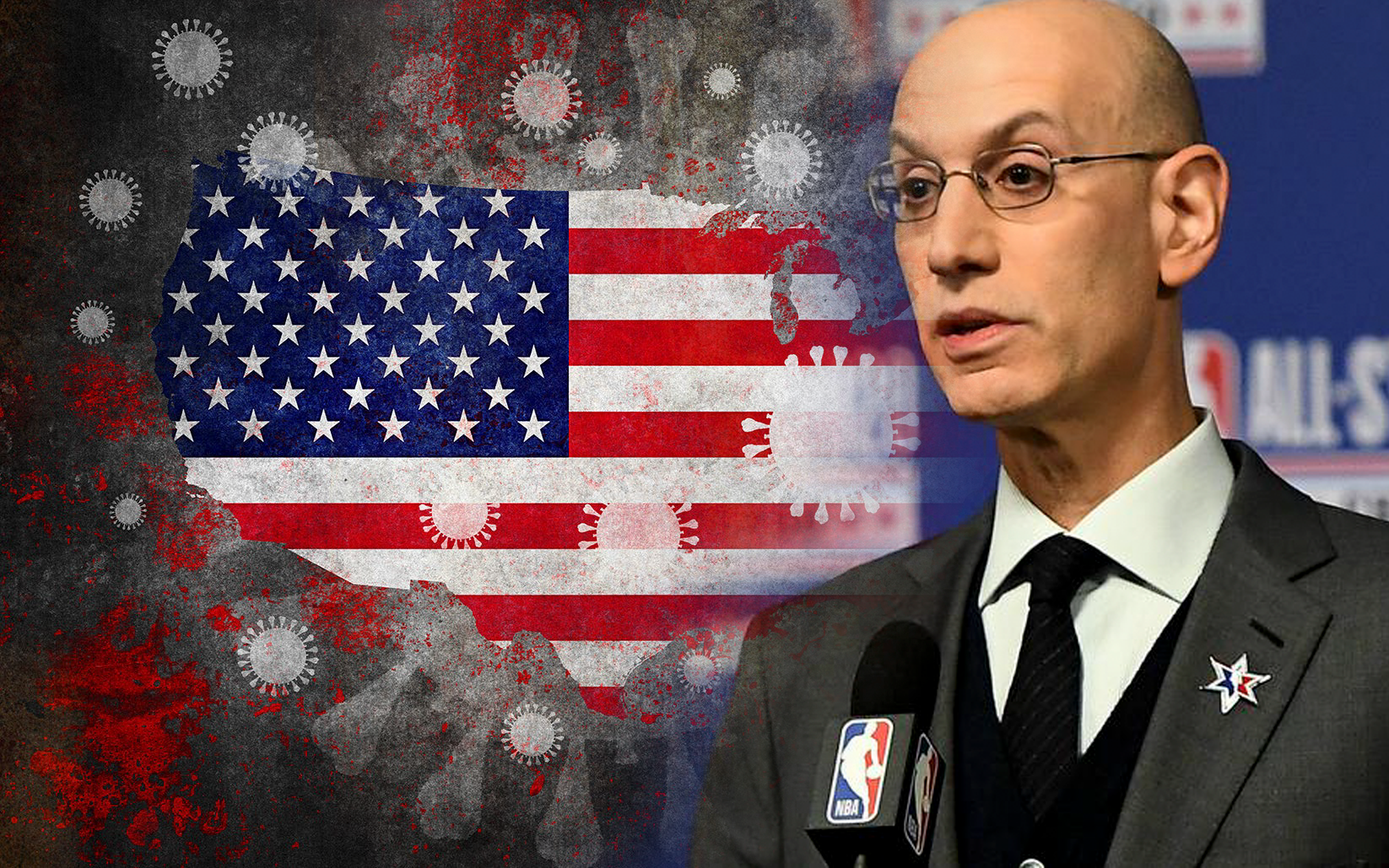 Đứng trước đợt bùng phát thứ 2 của Covid-19, Ủy viên Adam Silver lo sợ mùa giải 2019-2020 có thể bị hủy bỏ