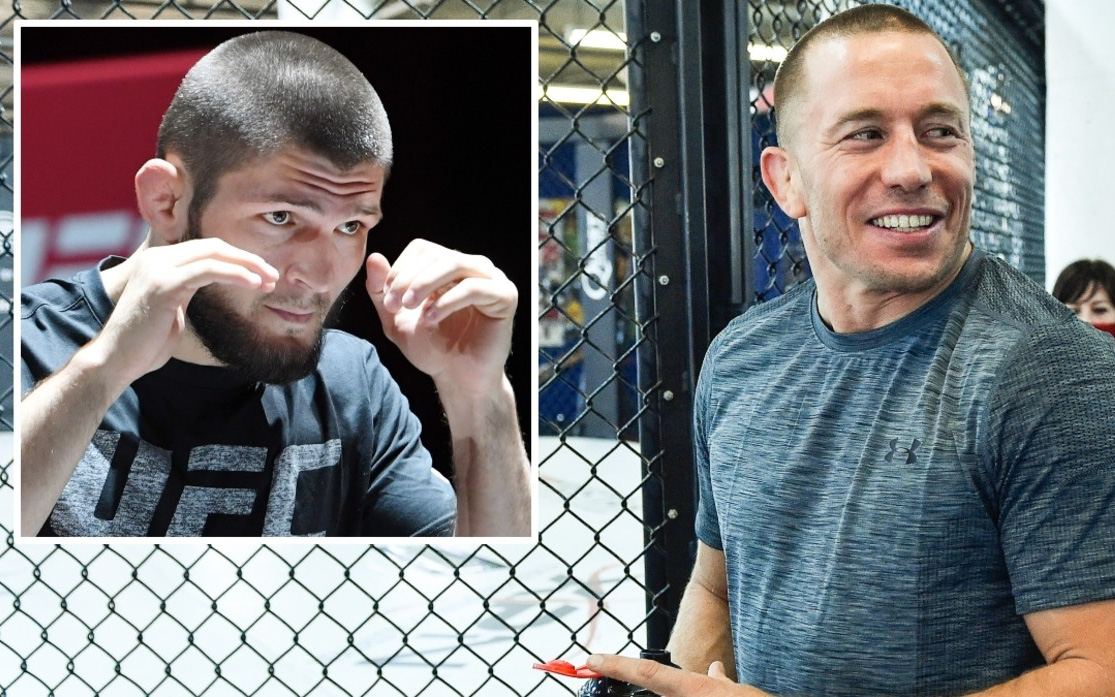 Huyền thoại George St-Pierre muốn trở thành người đầu tiên đánh bại được Khabib Nurmagomedov