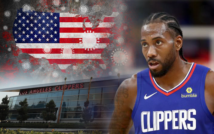 NBA phát hiện thêm 9 ca nhiễm Covid-19, Los Angeles Clippers bất ngờ đóng cửa phòng tập luyện