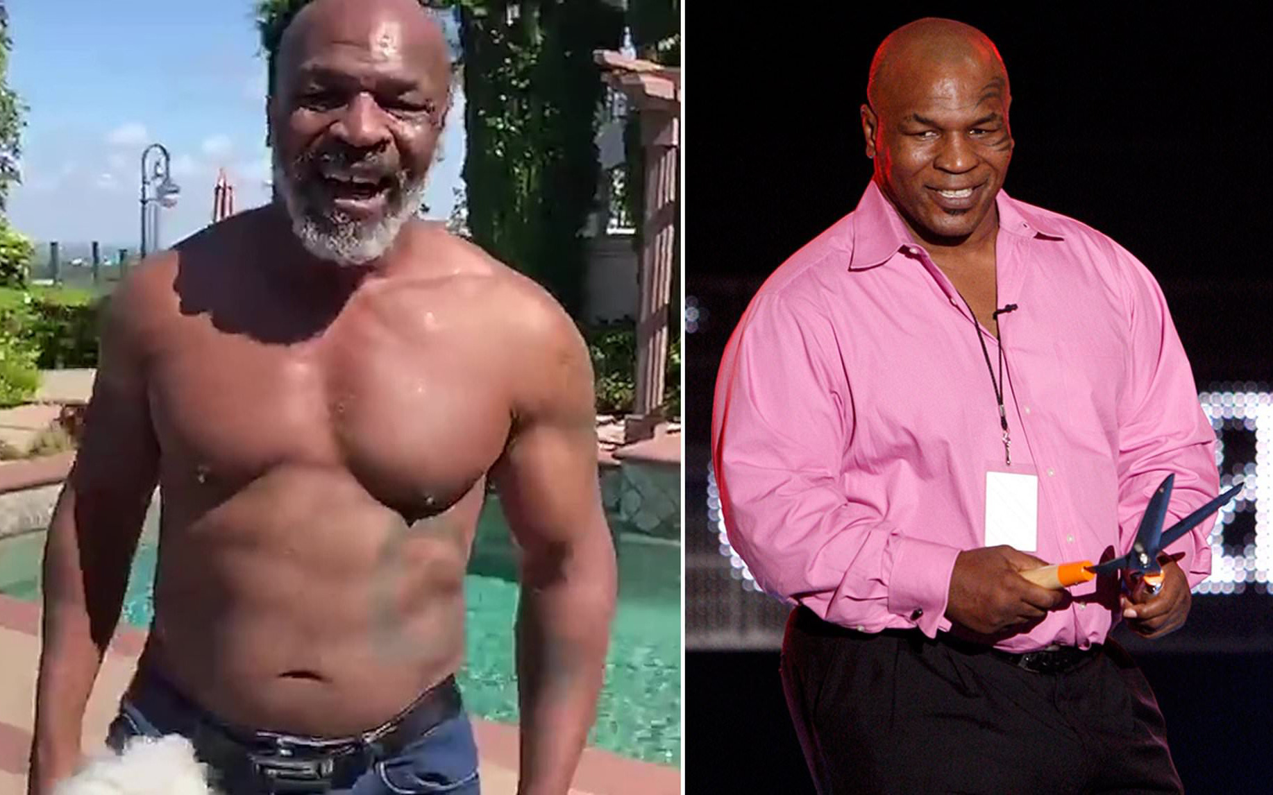 Khát khao trở lại, huyền thoại Mike Tyson giảm liền một mạch 31 kg để sở hữu thân hình lý tưởng