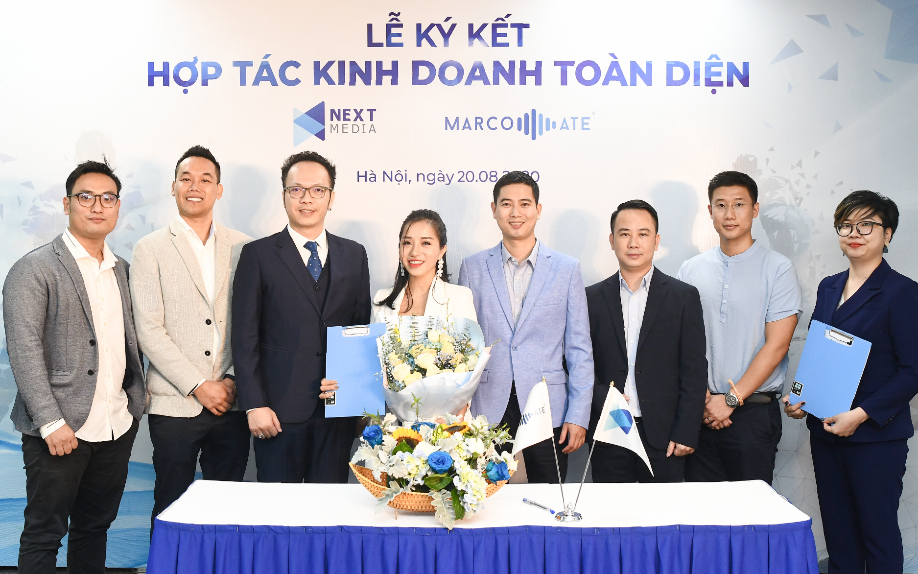 Next Media và Marcom Mate ký kết thỏa thuận hợp tác kinh doanh