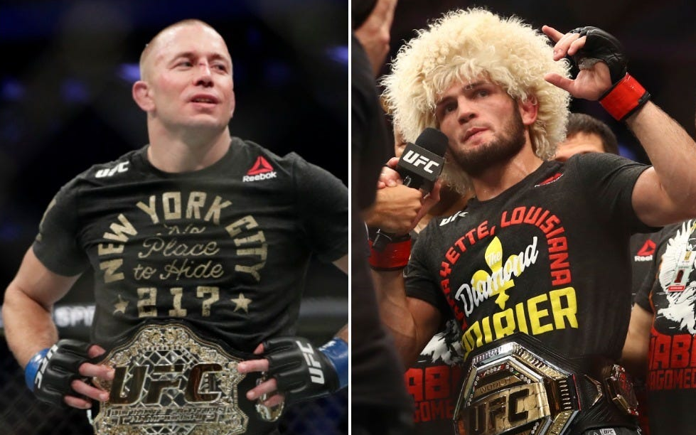 Thầy của Khabib khẳng định cậu học trò "khả năng cao" sẽ gặp huyền thoại St-Pierre trong trận đấu thứ 30