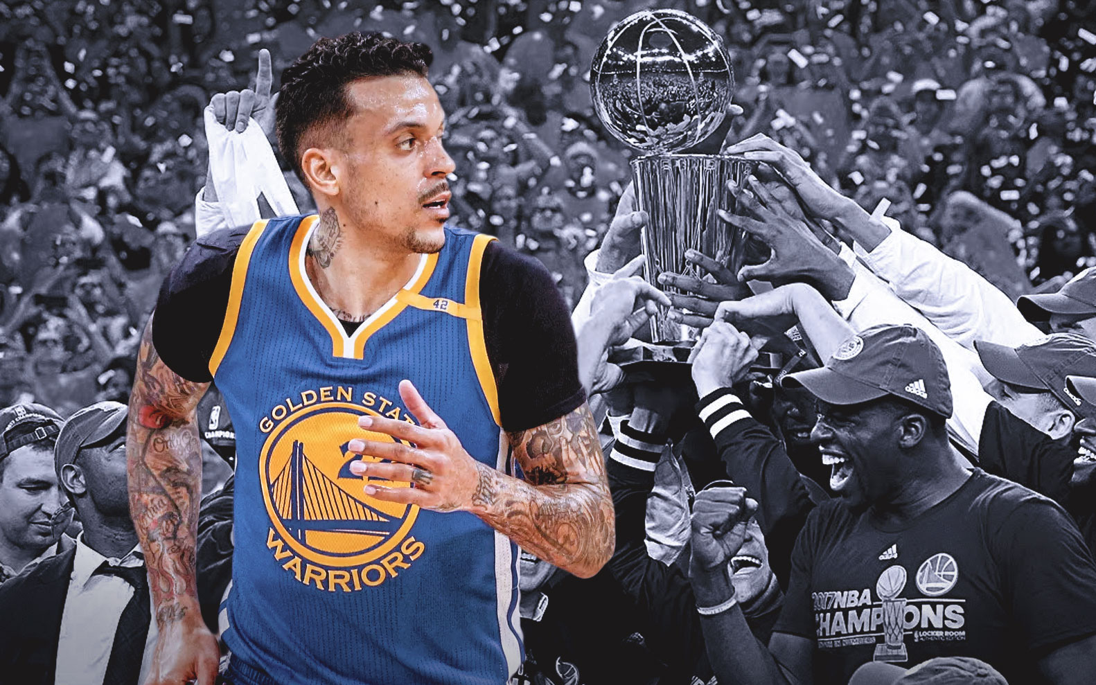 Sau 3 năm giải nghệ và nhiều lần từ chối nhẫn vô địch, Warriors gây bất ngờ lớn cho Matt Barnes trên sóng truyền hình