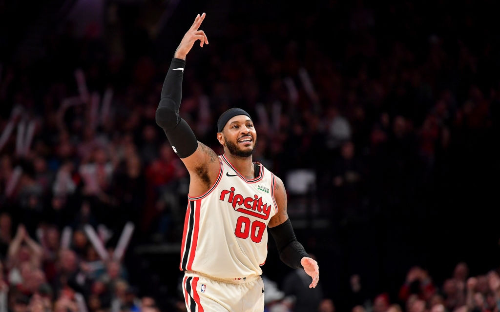 Kết thúc mùa giải 2019/2020, Carmelo Anthony ao ước được giải nghệ trong màu áo Portland Trail Blazers