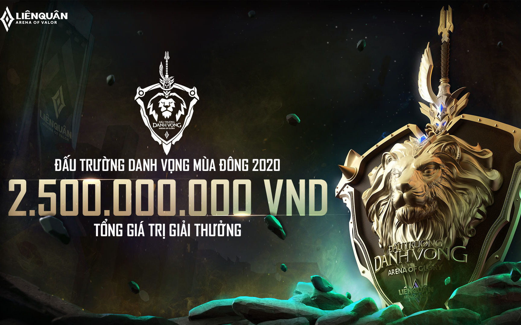 Đấu Trường Danh Vọng mùa Đông 2020 sẽ trở lại trong tháng 8 này cùng tiền thưởng cực khủng