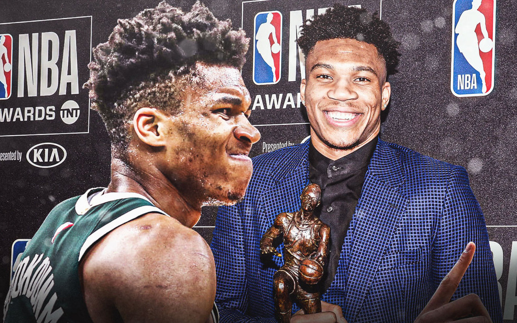 Giannis Antetokounmpo giành danh hiệu MVP NBA 2 năm liên tiếp