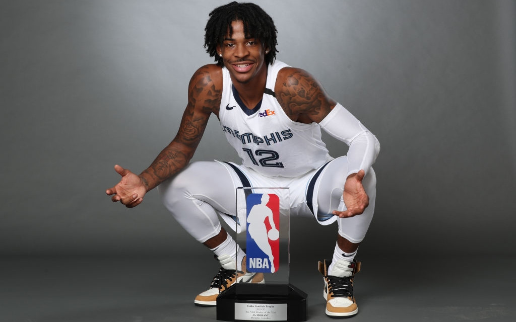 Ja Morant giành chiến thắng áp đảo ở hạng mục đề cử "Tân binh xuất sắc nhất năm"