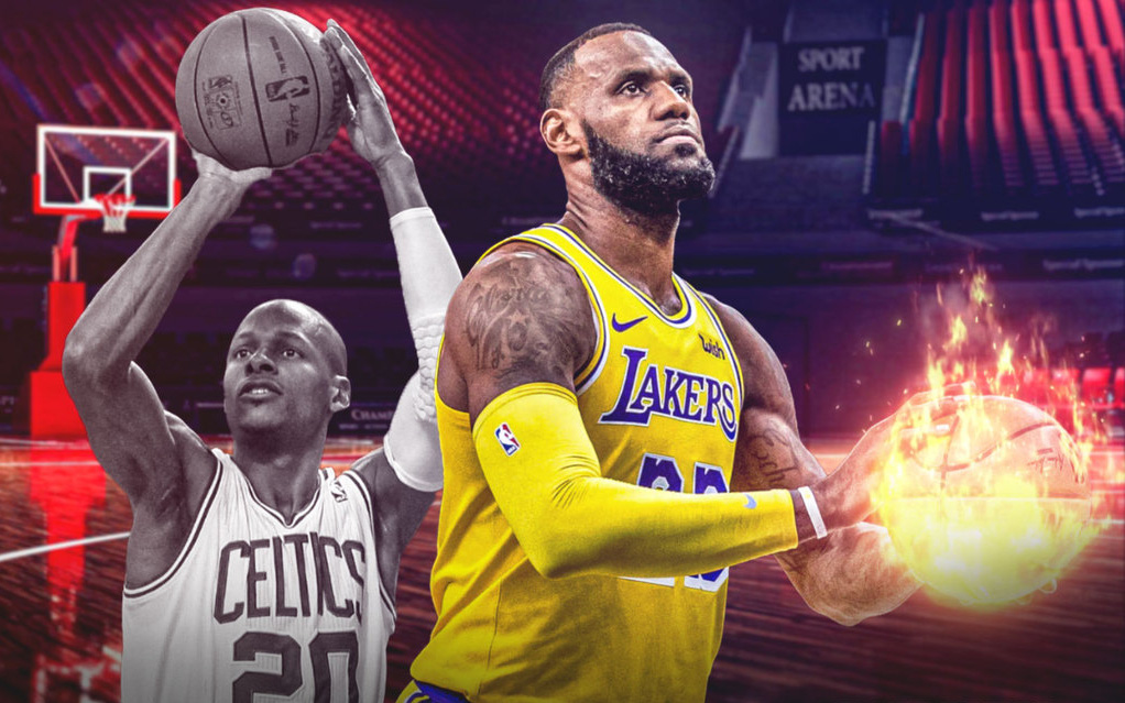 Tỏa sáng ở game 2, LeBron James vượt thành tích của Ray Allen ở mặt trận Playoffs