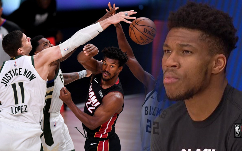 Giannis Antetokounmpo bất lực ngồi nhìn Milwaukee Bucks tan vỡ giấc mơ vô địch NBA