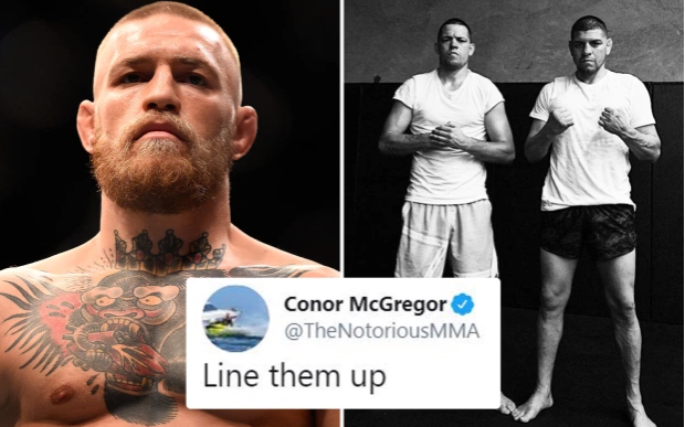 Conor McGregor bóng gió chuyện trở lại bằng lời thách thức gửi tới anh em nhà Diaz: Hãy đưa chúng ra đây