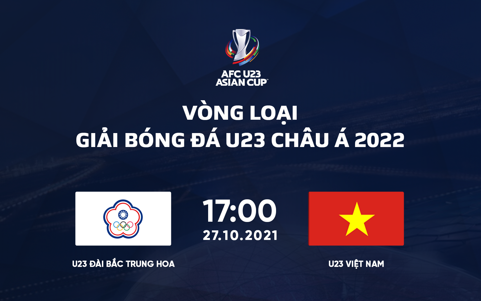 Hàng loạt dịch vụ truyền dẫn trên OTT, IPTV tại Việt Nam không được phát sóng trận U23 Đài Bắc Trung Hoa - U23 Việt Nam