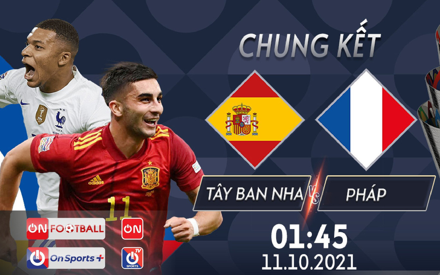 Lịch phát sóng Chung kết UEFA Nations League trên VTVcab: Đỉnh cao bóng đá tấn công