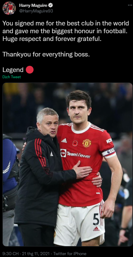 Dàn sao MU gửi lời chia tay thấm đẫm tình thầy trò đến Solskjaer - Ảnh 1.