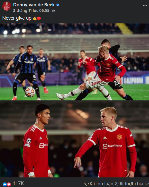 Van De Beek mỉm cười đầy ẩn ý sau khi MU sa thải Solskjaer, không tri ân thầy trên mạng xã hội - Ảnh 5.