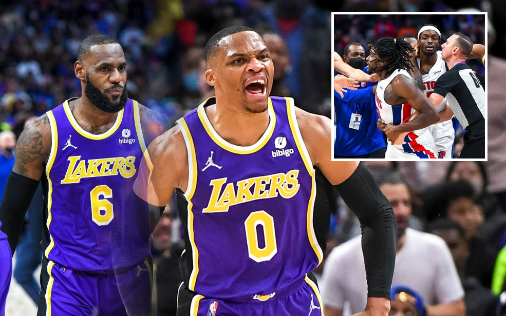 LeBron James bị trục xuất, Los Angeles Lakers vẫn ngược dòng ngoạn mục trước Detroit Pistons