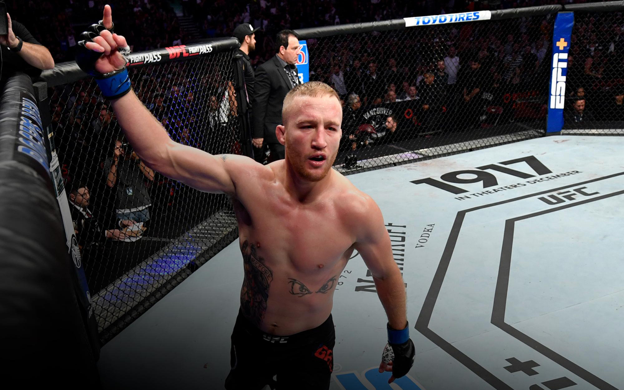 Justin Gaethje tuyên bố &quot;không để yên&quot; nếu Conor McGregor được tranh đai hạng nhẹ