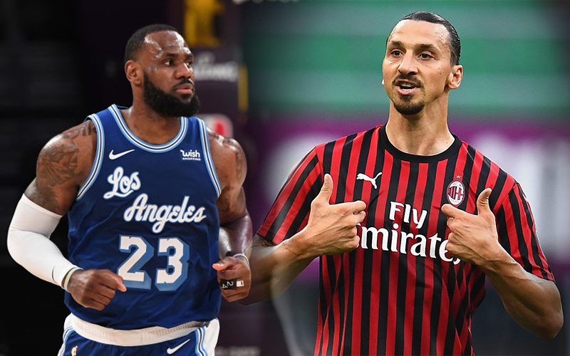 "Đấng" Zlatan Ibrahimovic bất ngờ cà khịa "Nhà Vua" NBA