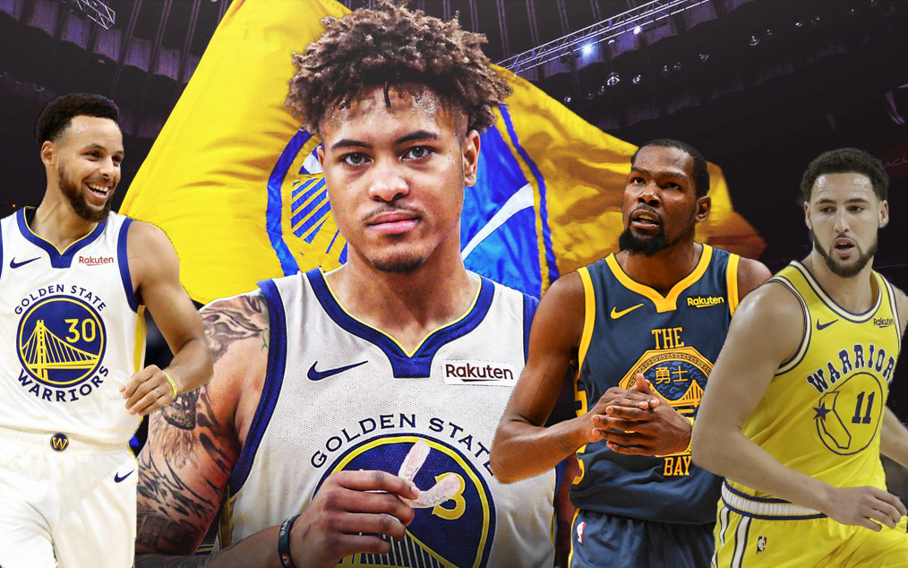 Kelly Oubre Jr "ngồi chung mâm" với những huyền thoại sống của Golden State Warriors sau 40 điểm vào rổ Dallas Mavericks