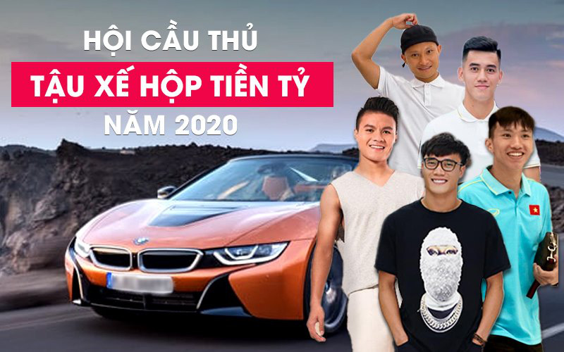 5 cầu thủ Việt Nam tậu "xế hộp" tiền tỷ trong năm 2020