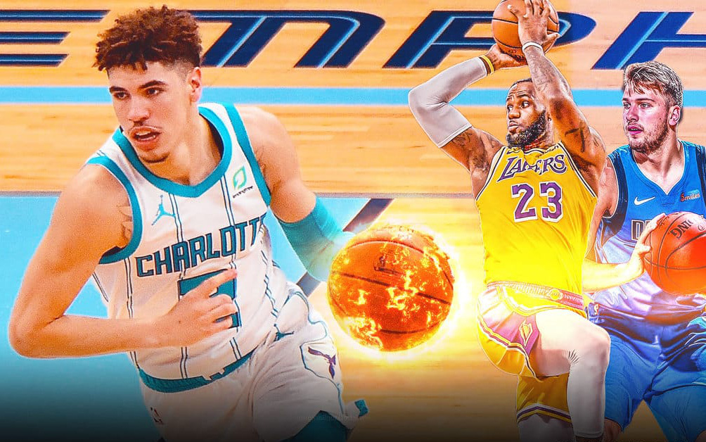 Sao trẻ nhà Ball sánh vai cùng LeBron James và Luka Doncic trong một kỷ lục tại NBA