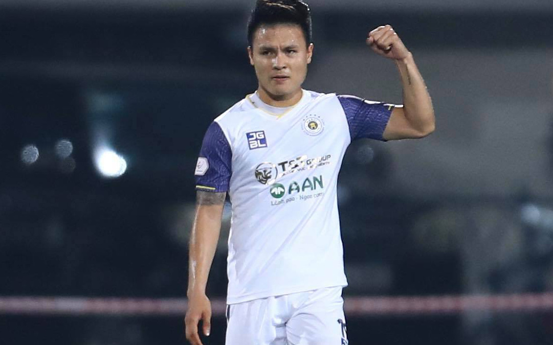 Quang Hải tỏa sáng, Hà Nội FC thắng đậm 4-0 Than Quảng Ninh trên sân nhà Hàng Đẫy