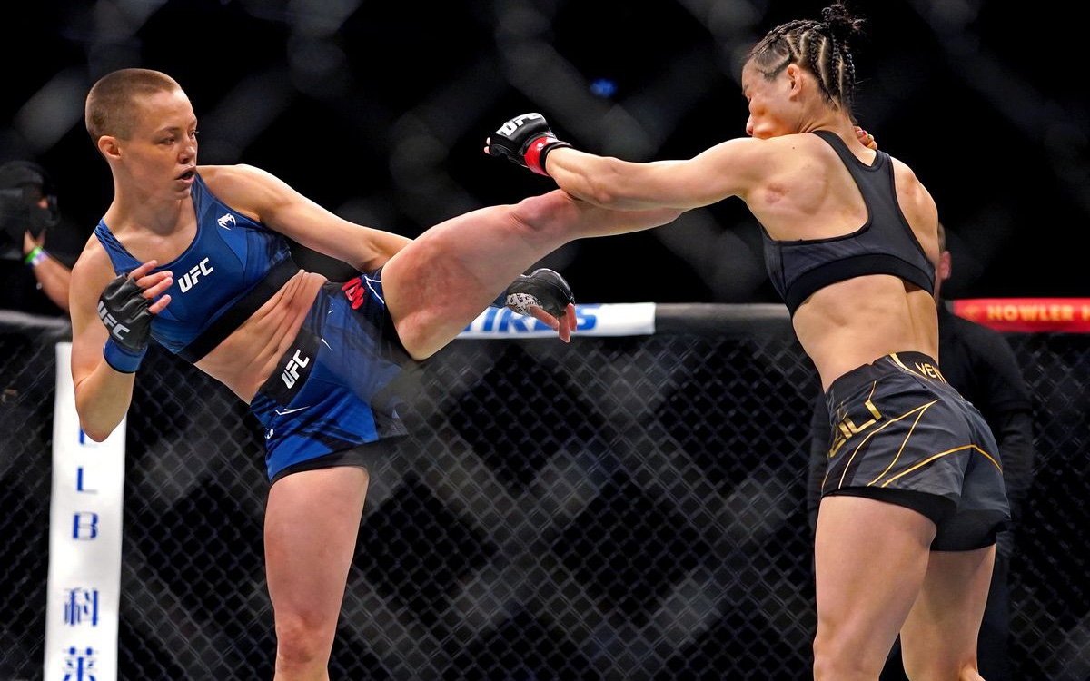 Rose Namajunas &quot;phế ngôi&quot; của Zhang Weili sau chiến thắng bằng knock-out đẹp mắt