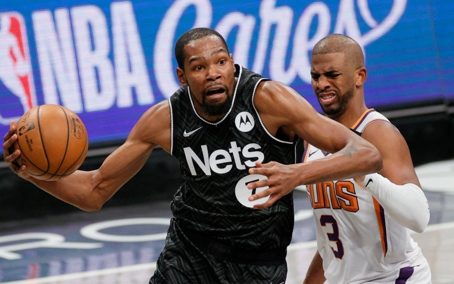 Song sát Kevin Durant - Kyrie Irving tỏa sáng, giúp Brooklyn Nets vượt qua Phoenix Suns