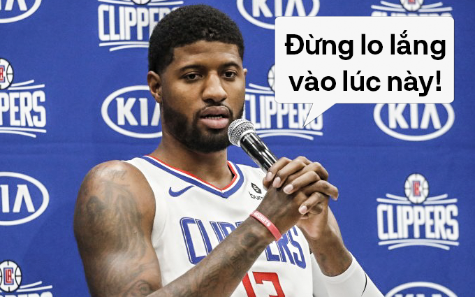 Thua trắng trên sân nhà, Paul George nhận về hàng tấn "gạch đá" vì trả lời phỏng vấn kém cỏi