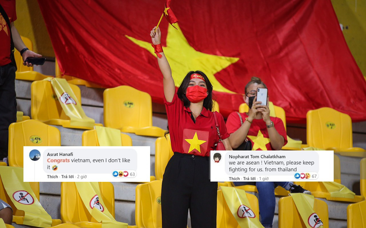 Người hâm mộ Đông Nam Á chúc mừng thành tích lịch sử của đội tuyển Việt Nam