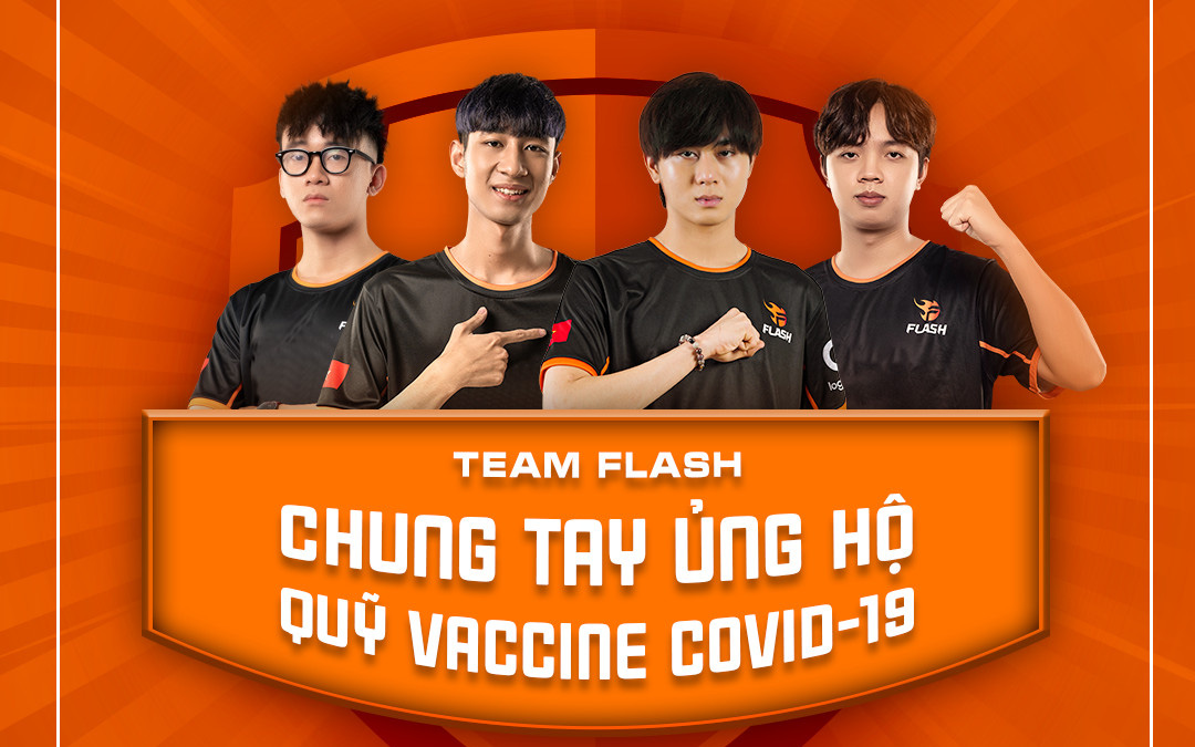 Team Flash chung tay đóng góp vào Quỹ vaccine phòng chống Covid-19