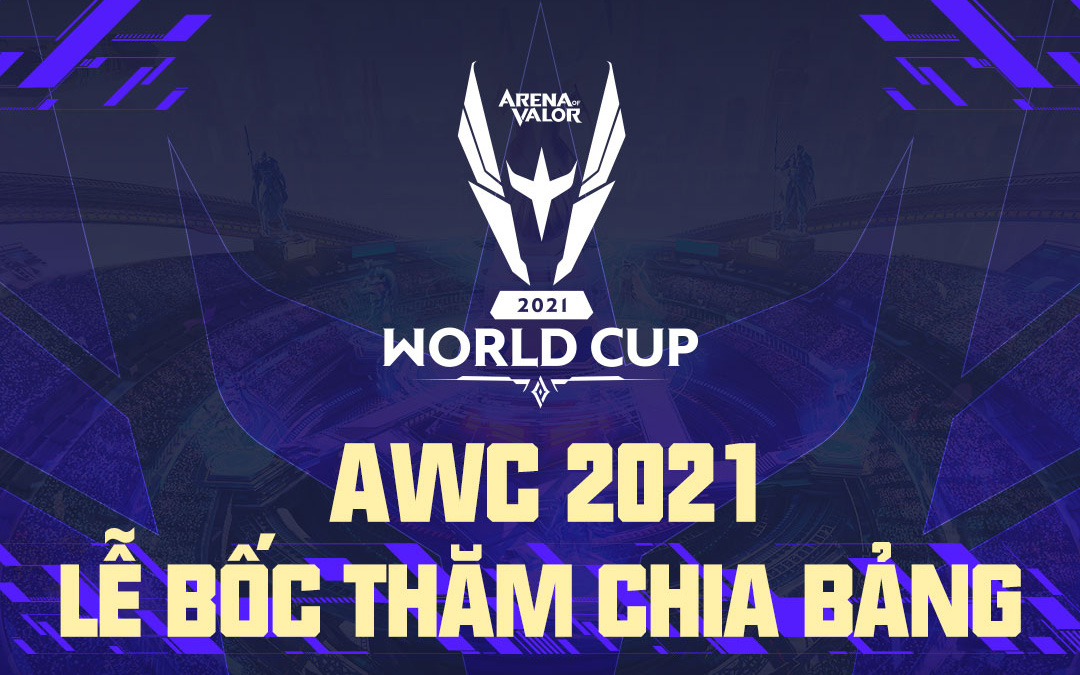 Kết quả bốc thăm vòng bảng AWC 2021: Team Flash rơi vào bảng tử thần