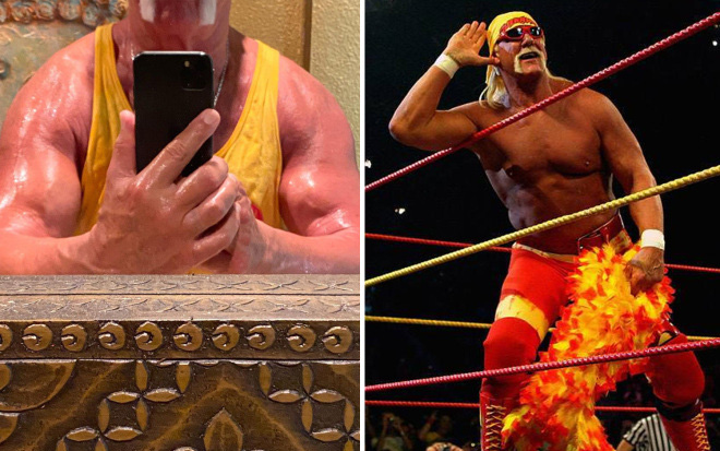 Huyền thoại Hulk Hogan sở hữu bắp tay cực khủng dù đã gần thất thập, tiết lộ số trọng lượng &quot;điên rồ&quot; có thể nâng thành công