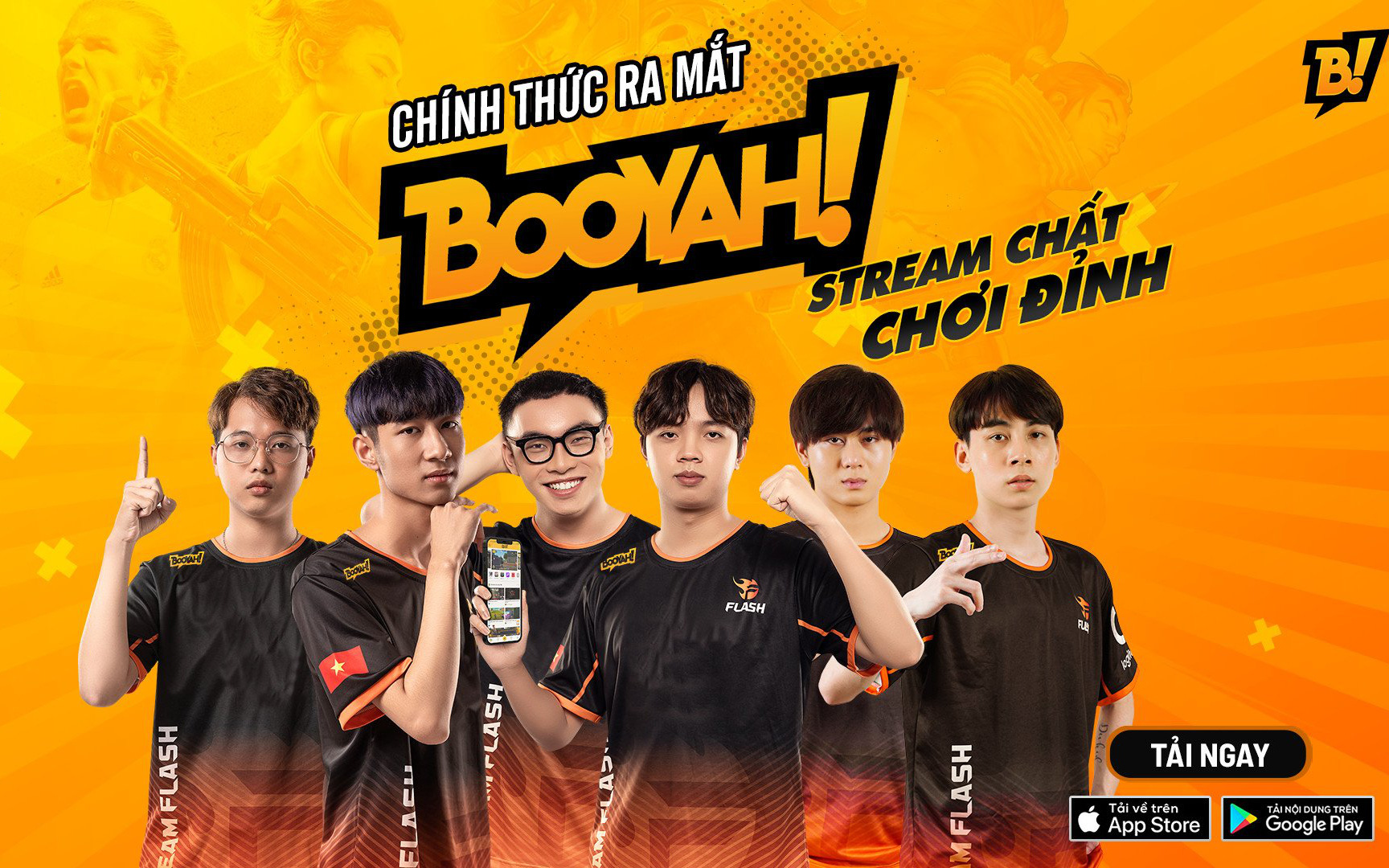 Team Flash chào đón đơn vị đồng hành mới BOOYAH!