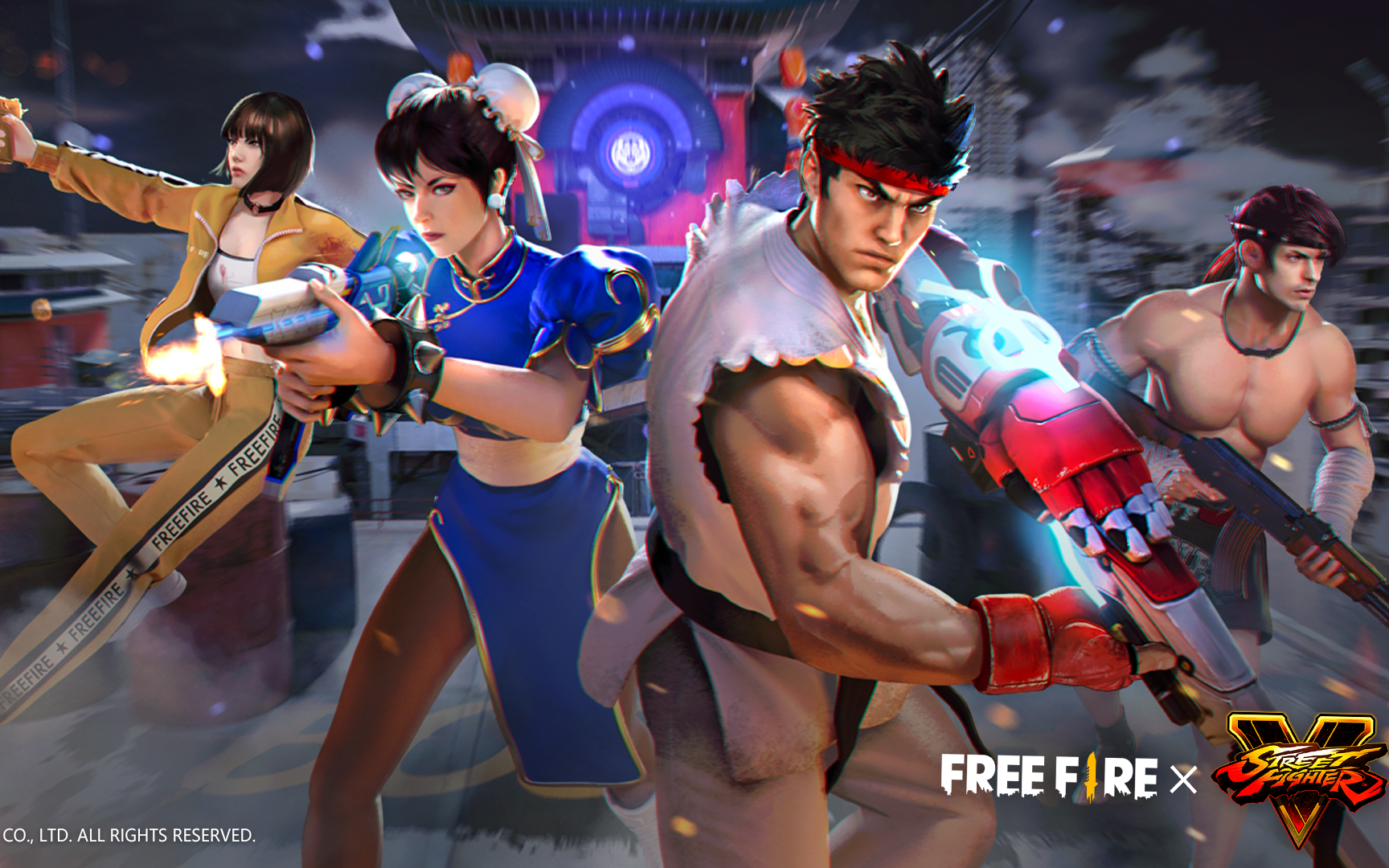 Người chơi Free Fire sẵn sàng "tung chưởng" trong màn hợp tác toàn cầu với Street Fighter V  