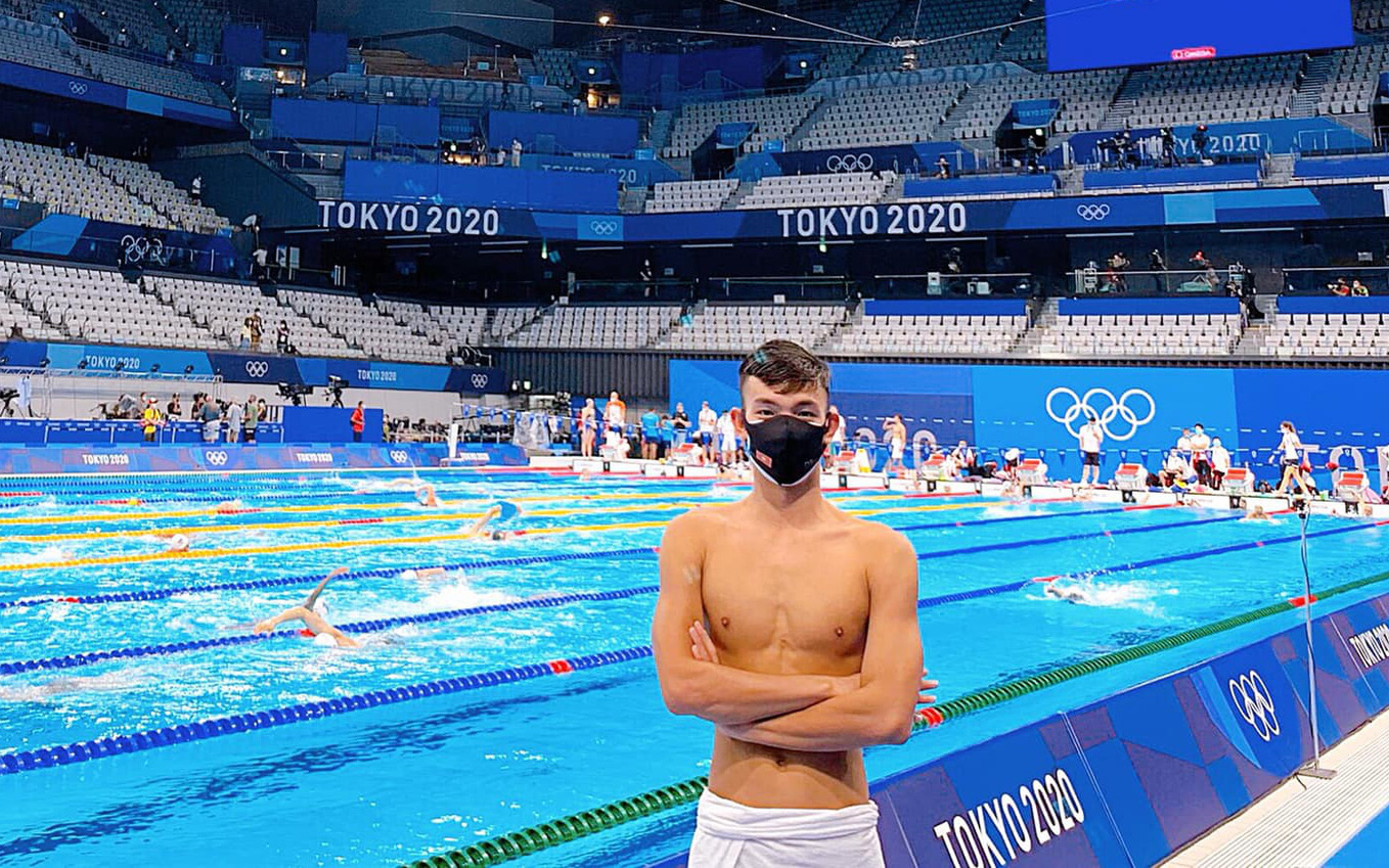 "Kình ngư" Huy Hoàng làm quen bể thi đấu, sẵn sàng “vượt qua chính mình” ở Olympic Tokyo 2020