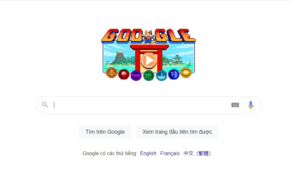 Google ra mắt doodle đặc sắc tôn vinh Olympic Tokyo 2020