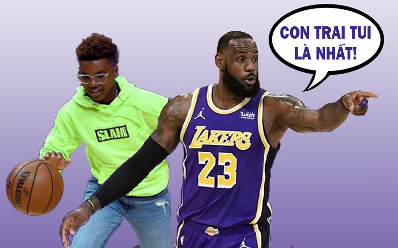 Phụ huynh của năm: LeBron James trash-talk... học sinh cấp 2 vì đó là đối thủ của con trai