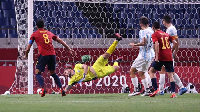 Olympic Tây Ban Nha dễ dàng đi tiếp sau trận hoà 1-1 với Olympic Argentina - Ảnh 4.