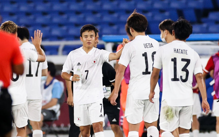 Olympic Pháp thua tan nát 4 bàn không gỡ trước Olympic Nhật Bản