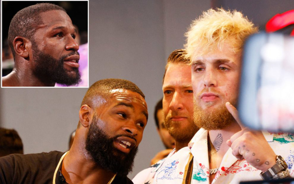 Jake Paul dửng dưng khi thấy Floyd Mayweather giúp sức cho Tyron Woodley, lấy trận đấu của anh trai ra &quot;cà khịa&quot;