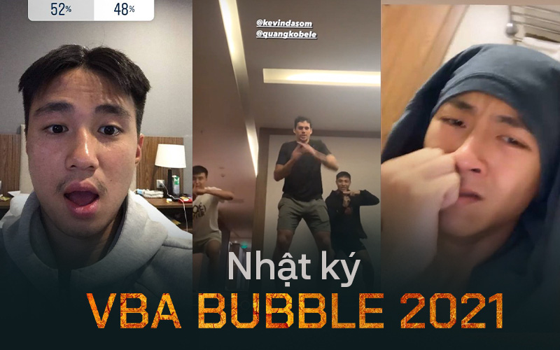 Nhật ký VBA Bubble 2021: Sao trẻ Saigon Heat "rảnh rỗi sinh nông nổi", bên phía Nha Trang Dolphins lại cực "suy"