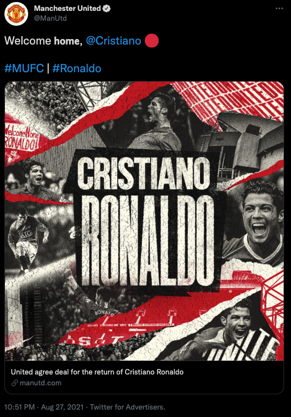 Không thể chờ công bố chính thức, fan MU mang sẵn Ronaldo tới sân - Ảnh 2.